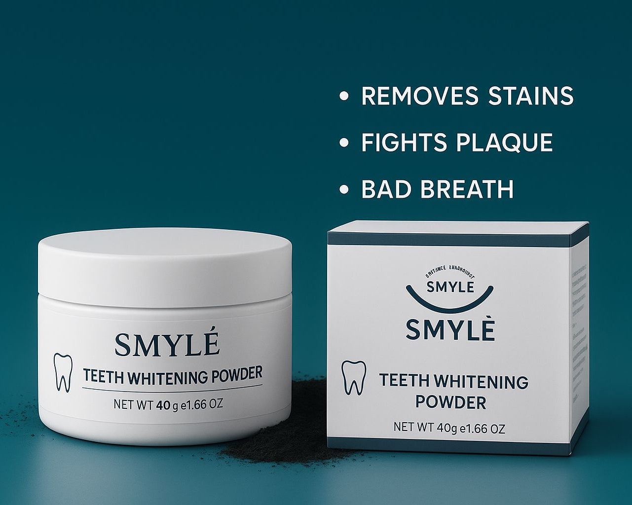 Smylè Natural Teeth Whitening Powder